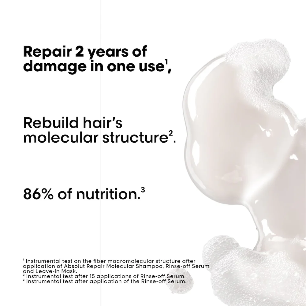 Absolut Repair Molecular Shampoo 500ml - Image 2