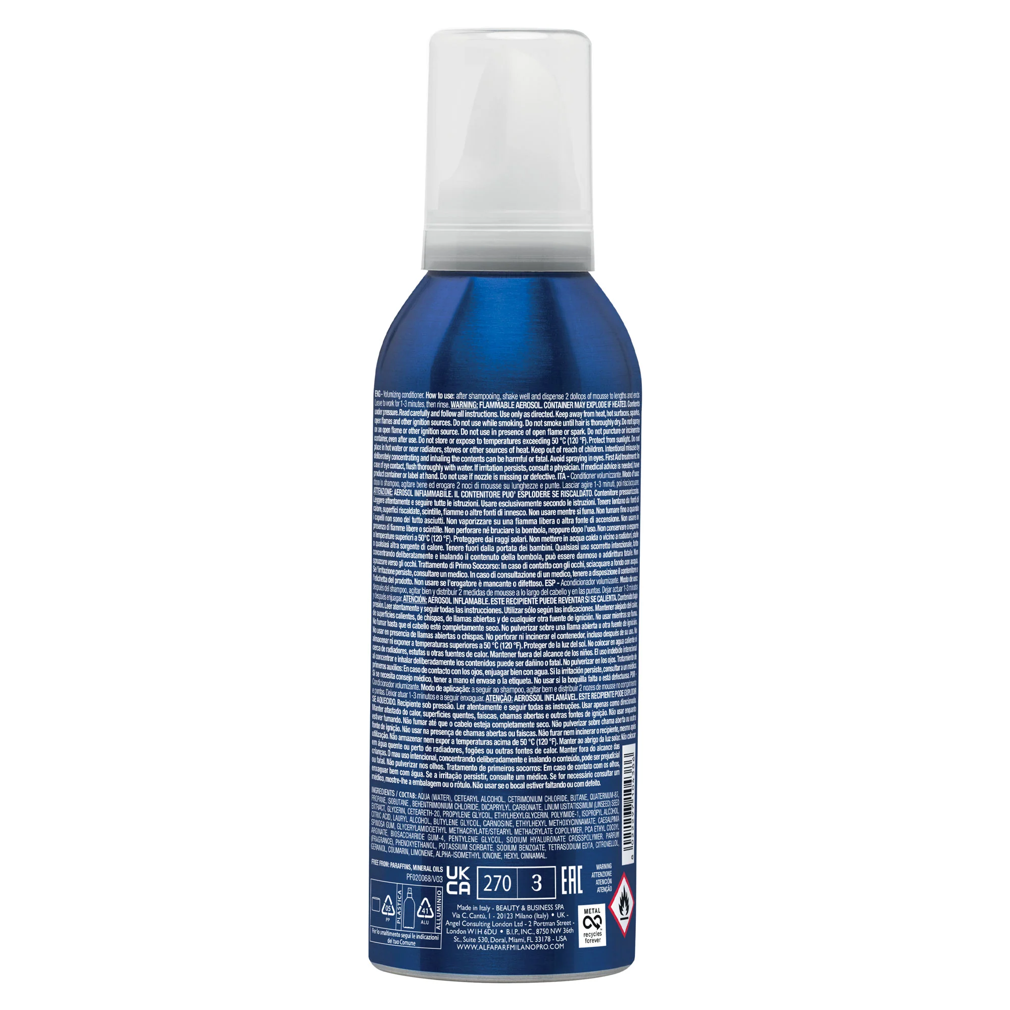 Semi Di Lino Volume Volumizing Mousse Conditioner 200ml - Image 4