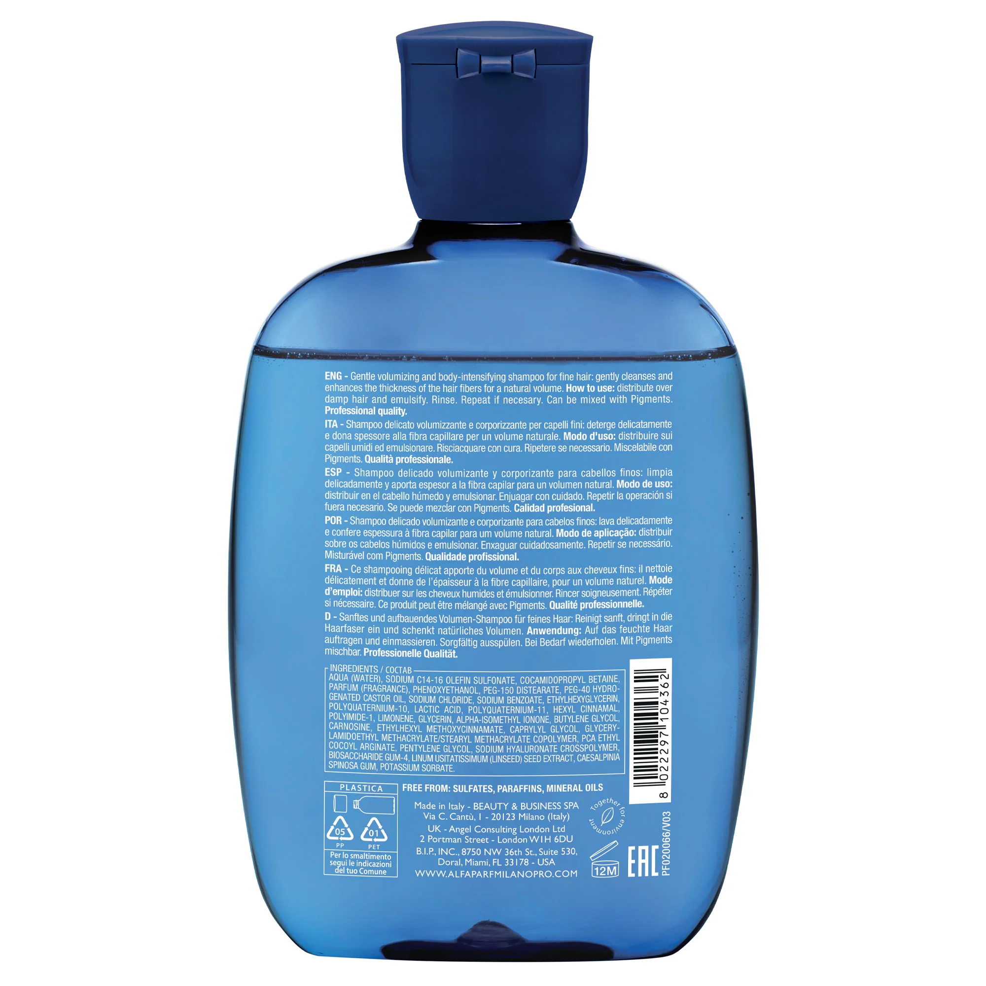 Semi Di Lino Volume Volumizing Shampoo 250ml - Image 2