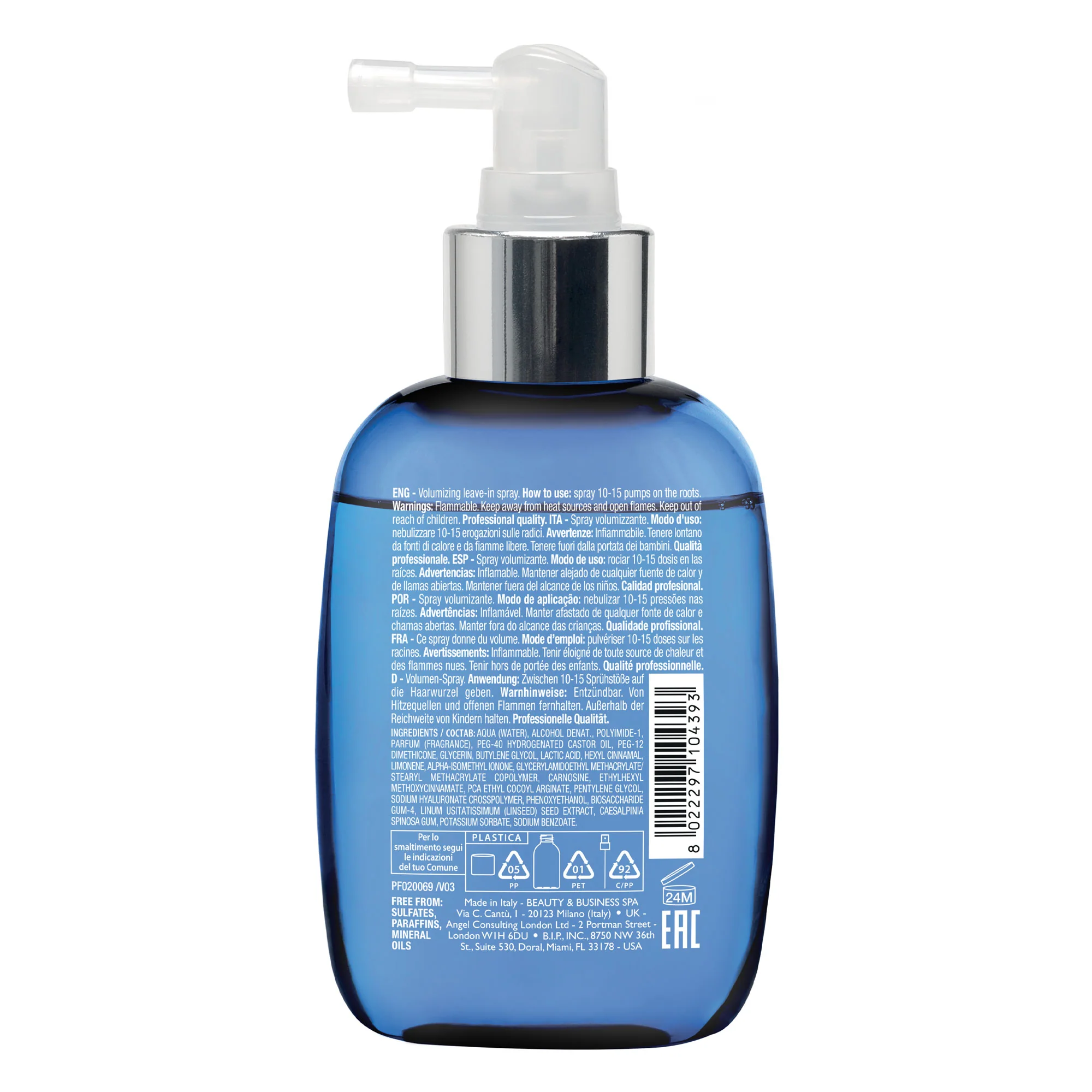 Semi Di Lino Volume Volumizing Spray 125ml - Image 2