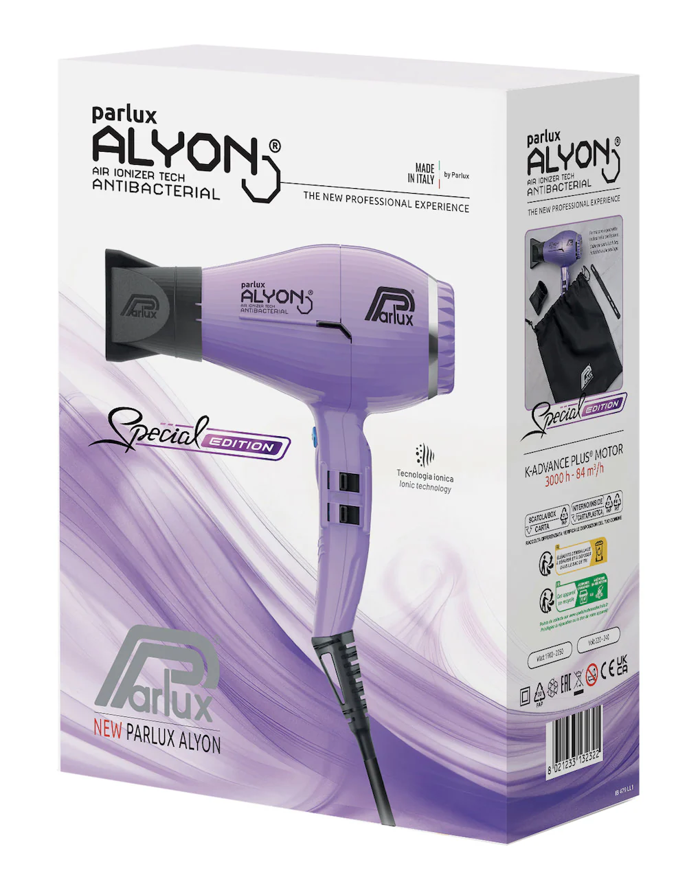 Alyon Air Ionizer Dryer 2250W - Lilac - Image 3