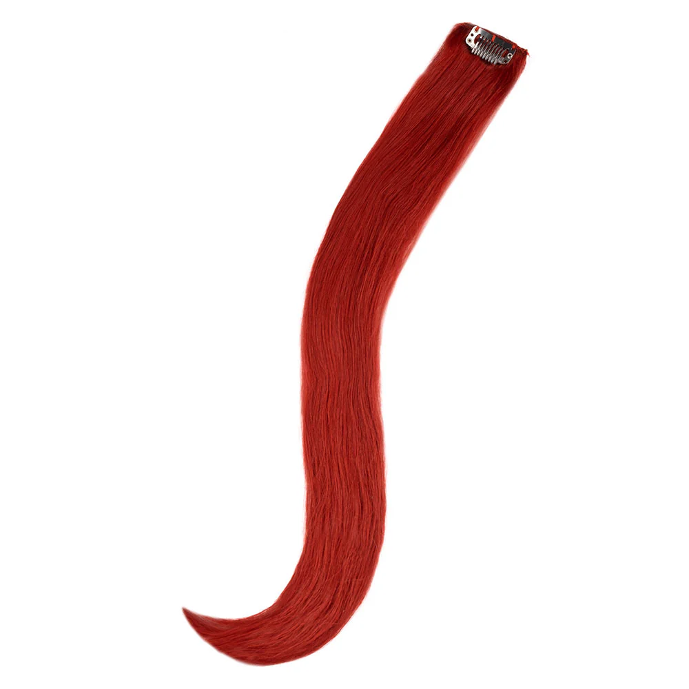 20" Human Hair Single Clip-in - Copper - Image 2