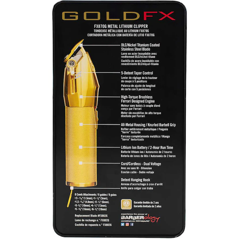 Gold Lithium Clipper - Image 4