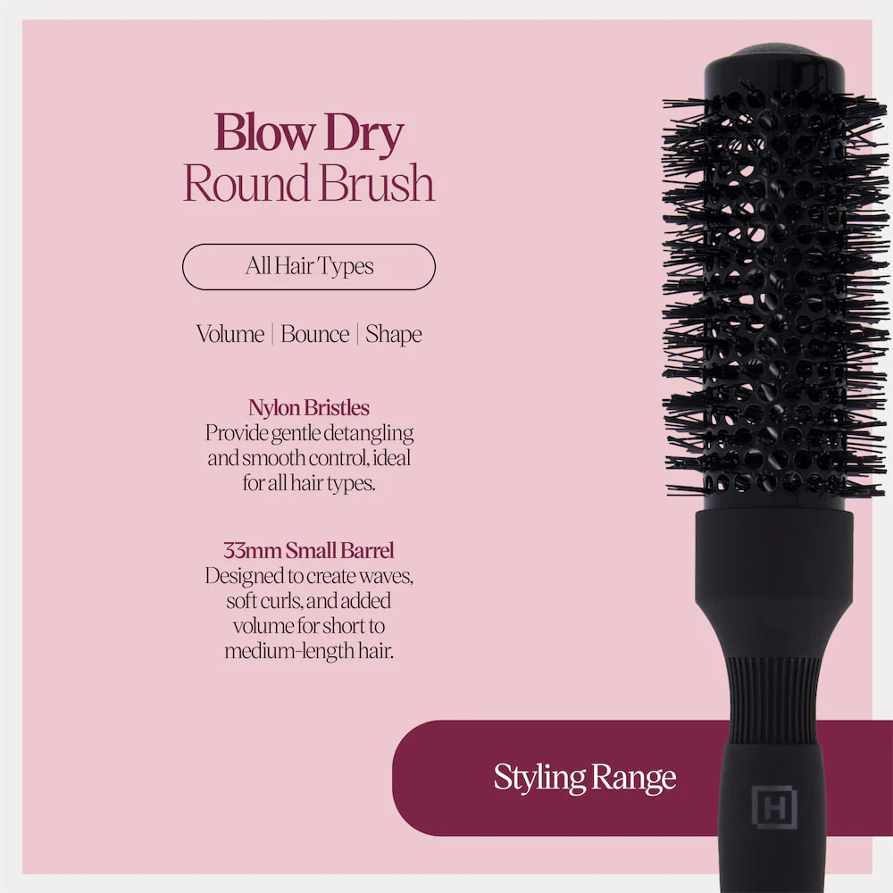 Blow Dry Round Brush - Nylon Small - Image 3