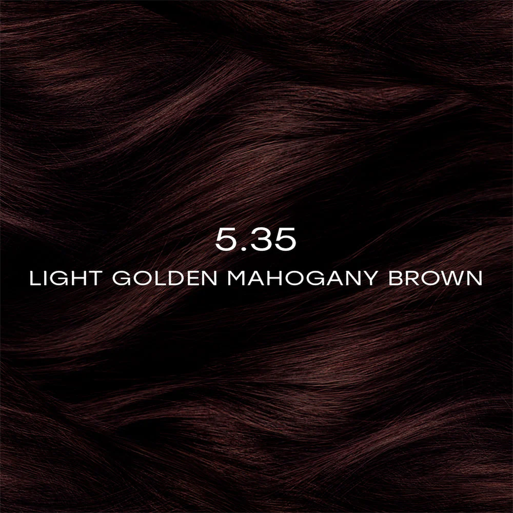 Professional Hair Colour Conditioning Creme - 5.35 Light Golden Mahogany Brown 60ml - Image 3
