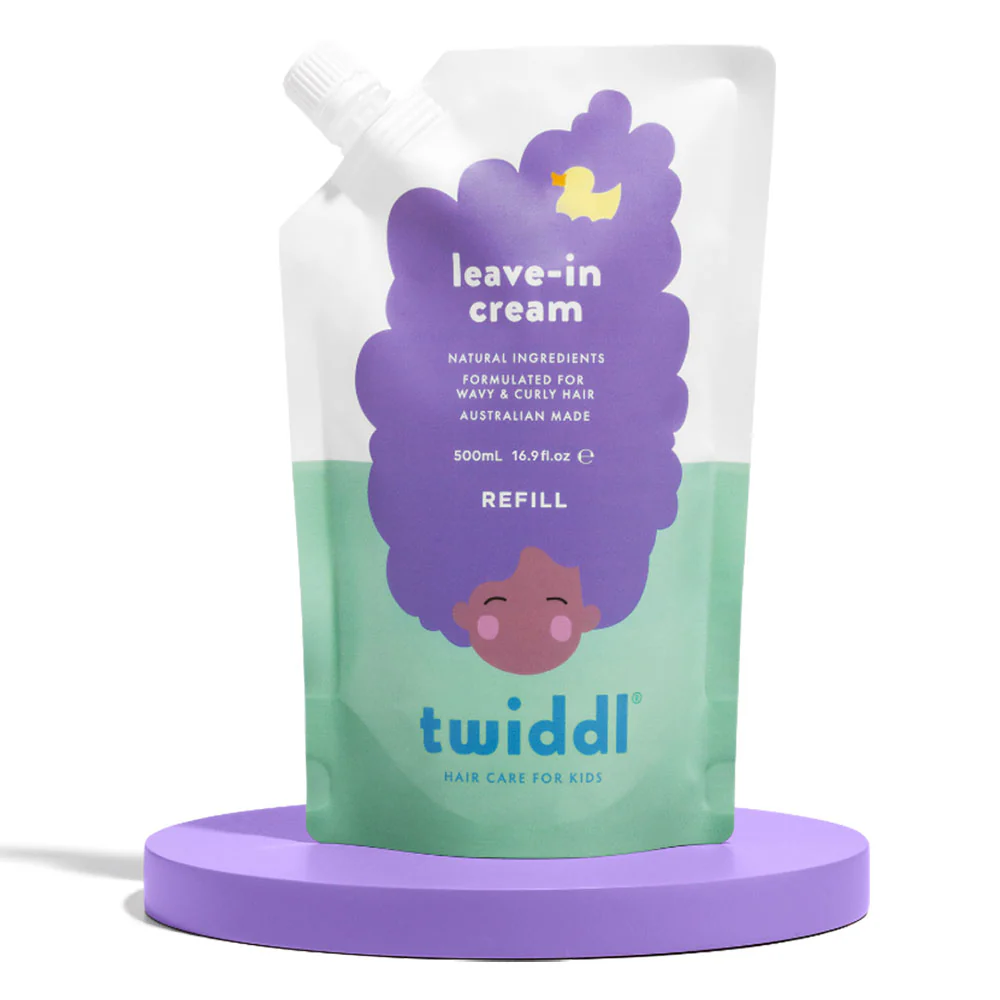 Curl & Hydrate Leave-In Cream Refill for Kids 500mL
