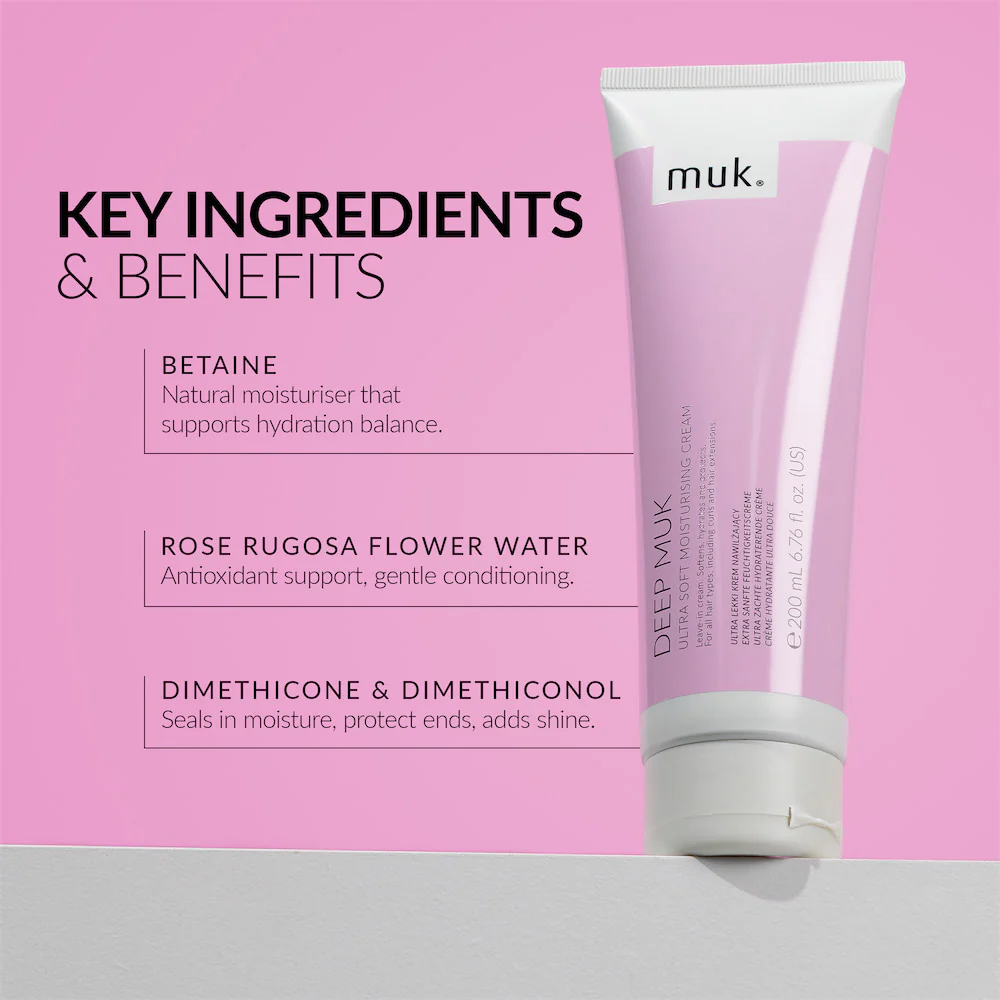 Deep Muk Ultra Soft Moisturising Cream 200ml - Image 4
