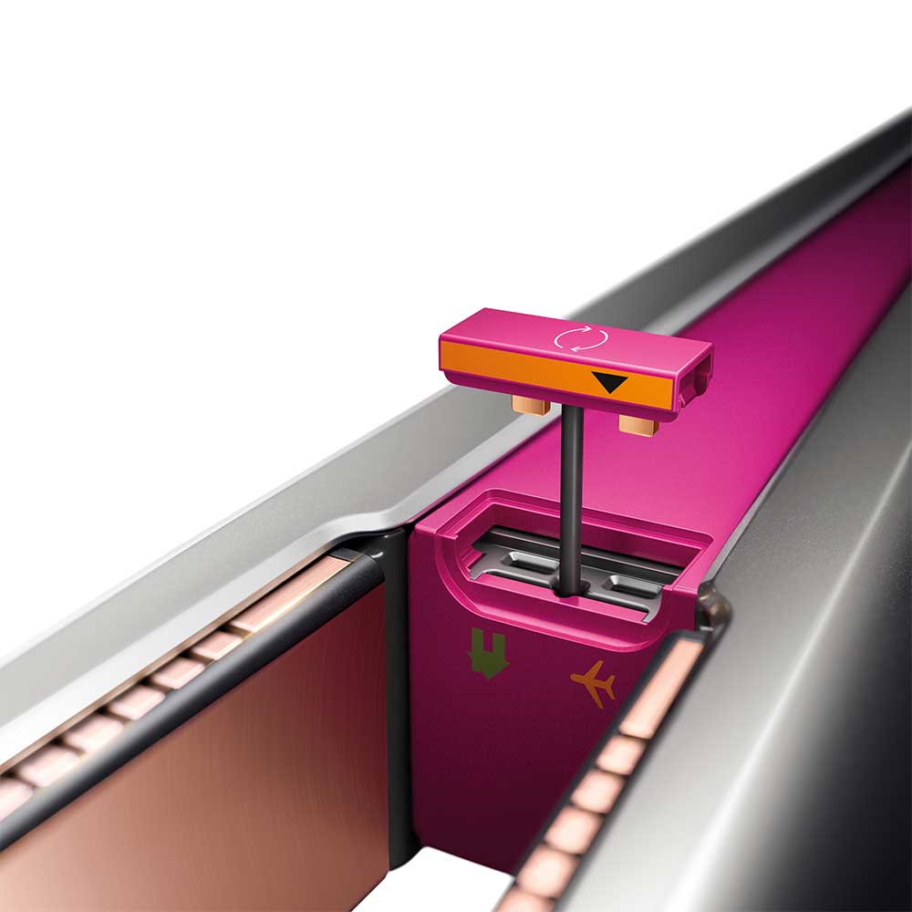 Corrale Cordless Straightener Black Nickel/Fuchsia - Image 4