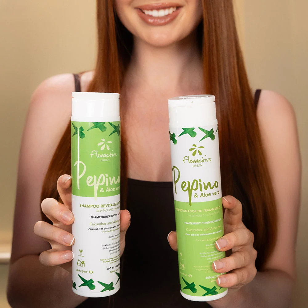 Urban Cucumber & Aloe Vera Revitalising Shampoo 300mL - Image 2