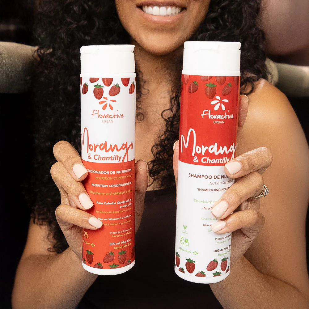Urban Strawberry & Whipped Cream Nutrition Shampoo 300mL - Image 3