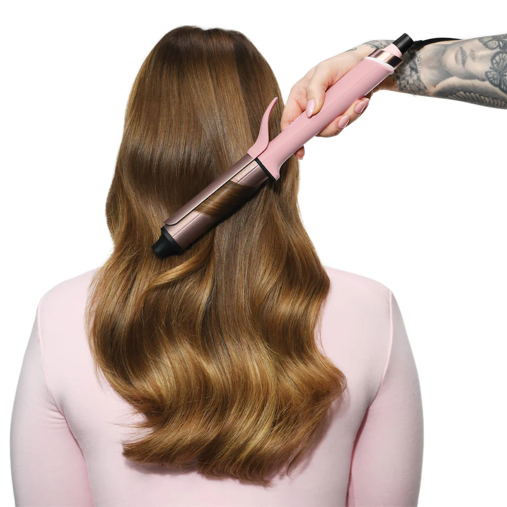 Chronos Curve Grand Curling Tong in Dusted Pink - Image 4