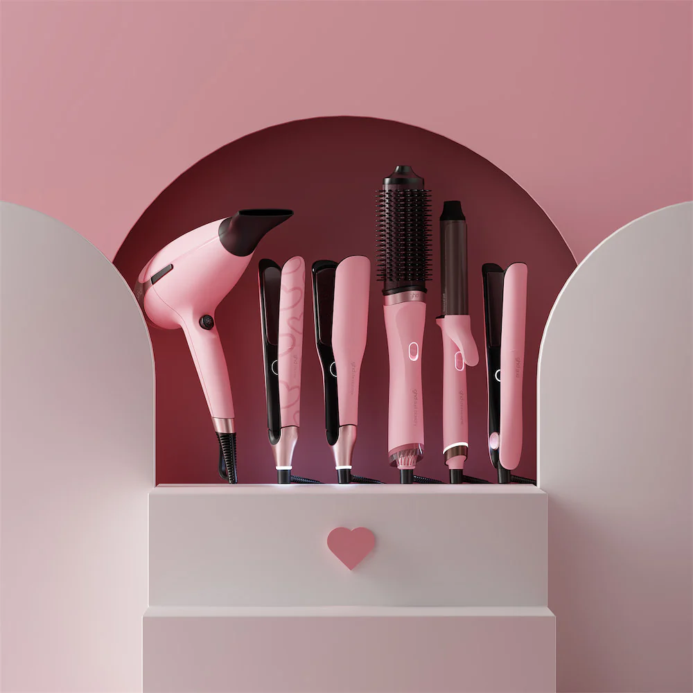 Chronos Curve Grand Curling Tong in Dusted Pink - Image 8