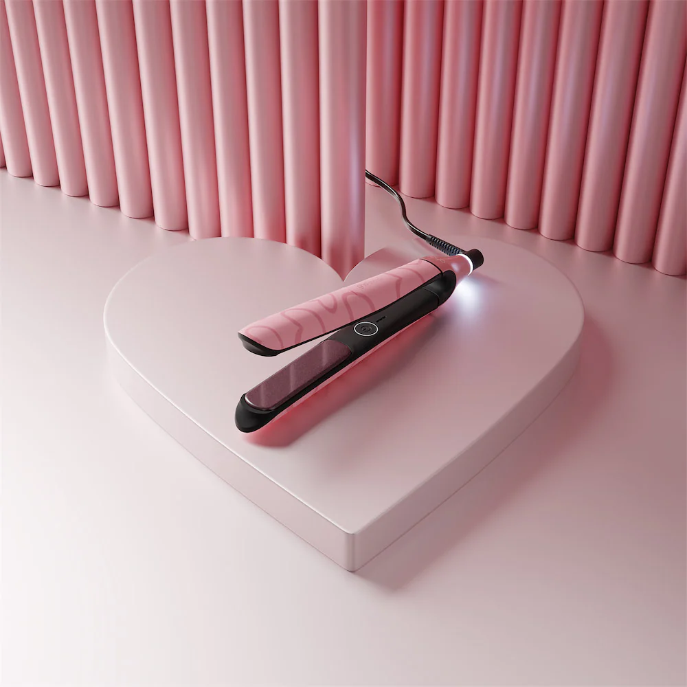 Chronos Ultra-Fast Hair Straightener in Dusted Pink - Image 6