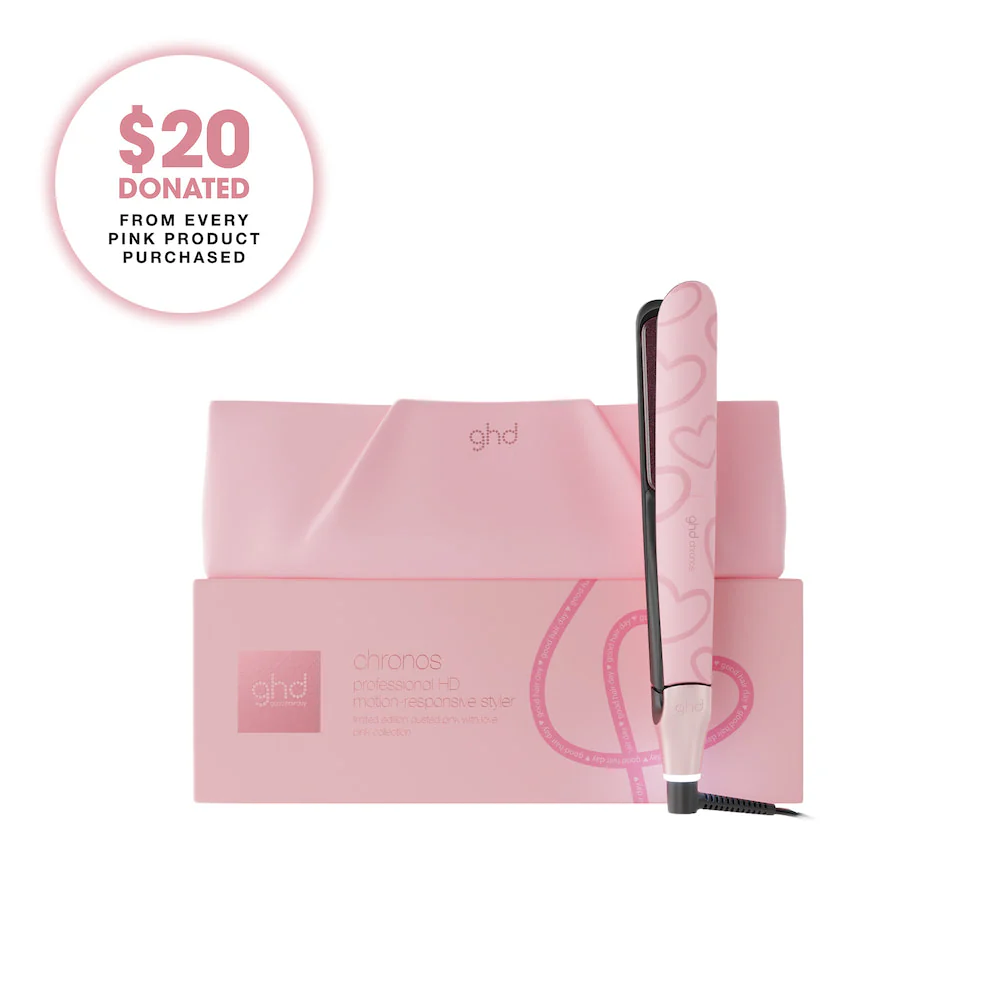 Chronos Ultra-Fast Hair Straightener in Dusted Pink - Image 7