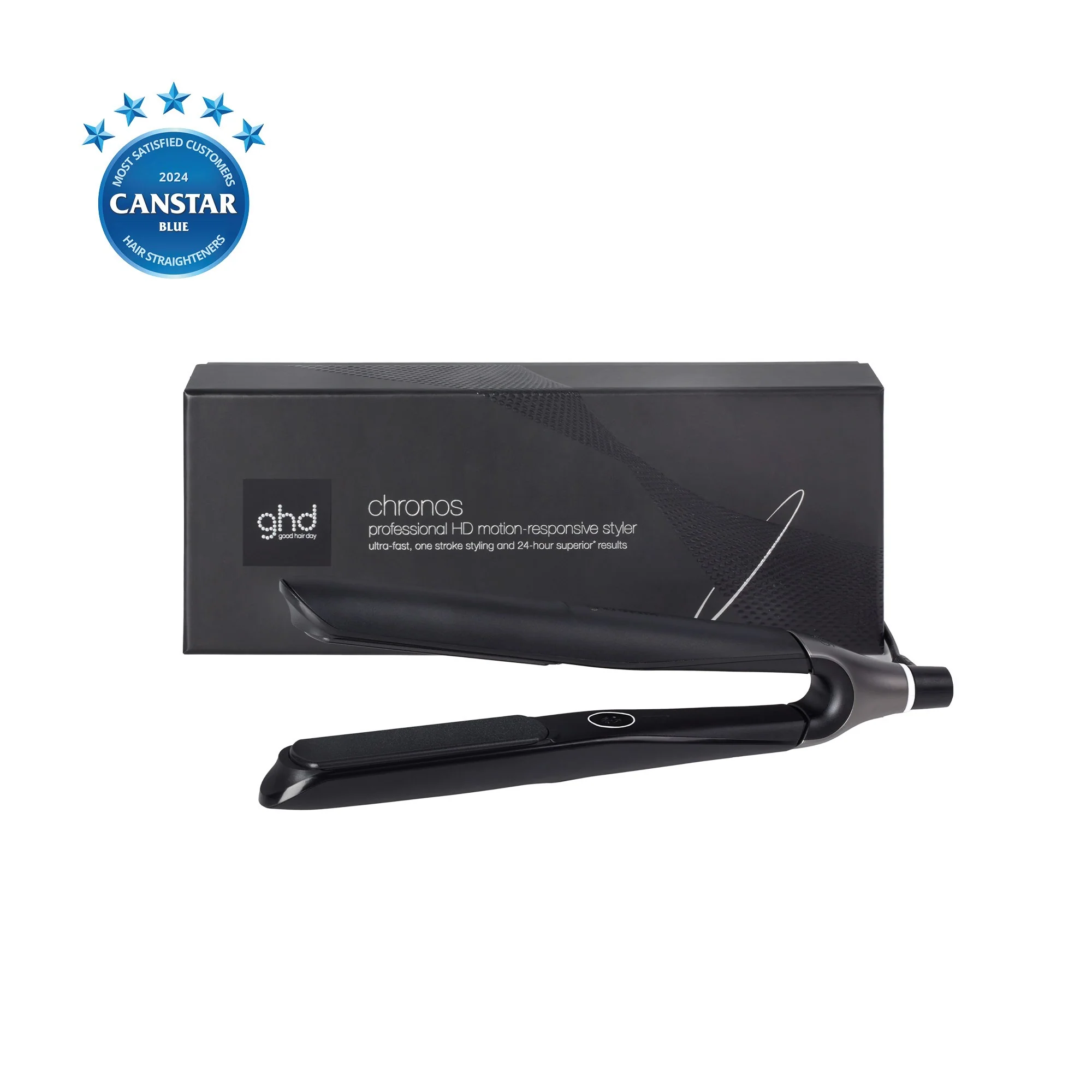 Chronos Ultra-Fast HD Hair Straightener in Black - Image 3