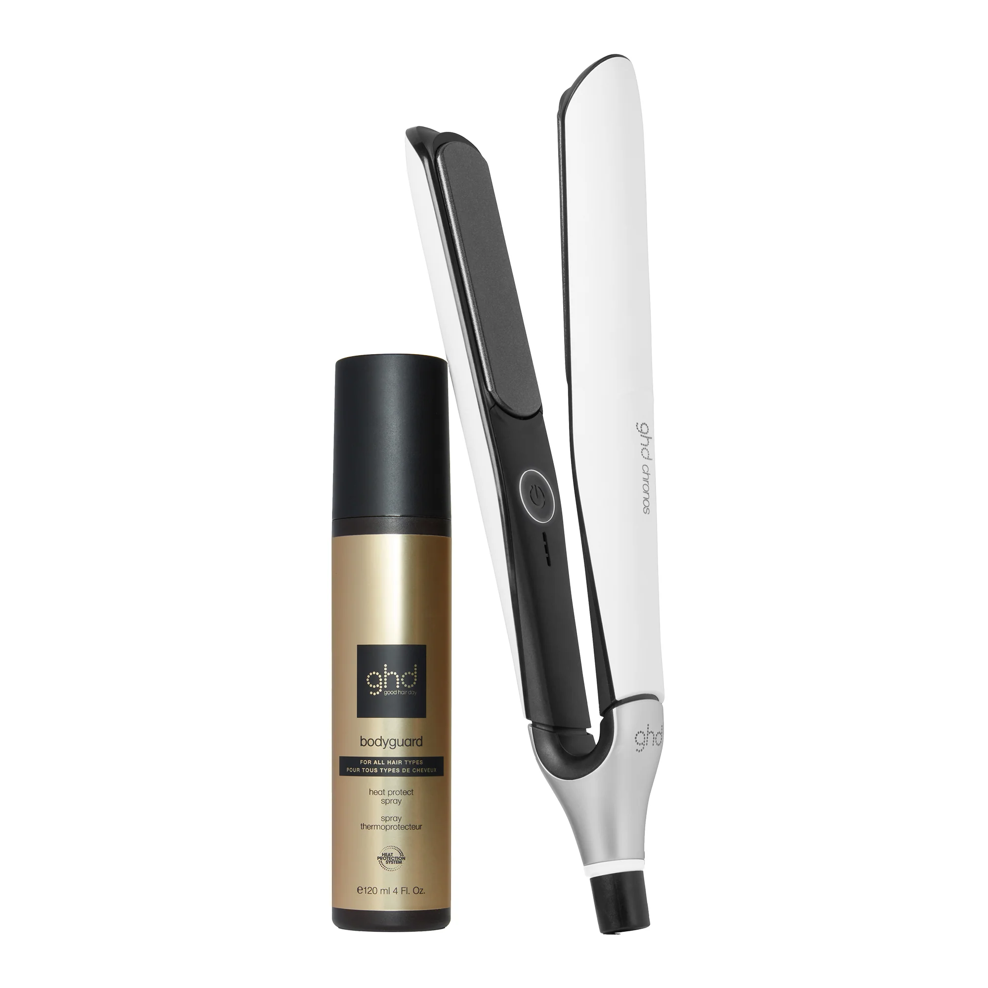 Chronos Ultra-Fast HD Hair Straightener in White - Image 9