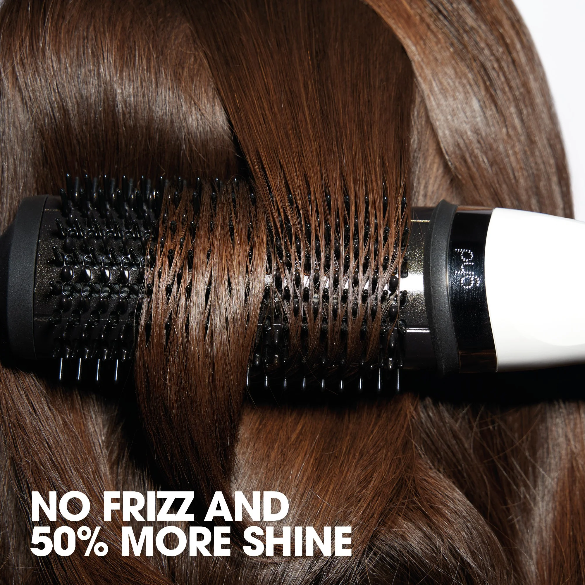Duet Blow Dry 2-In-1 Hair Dryer Brush - White - Image 4