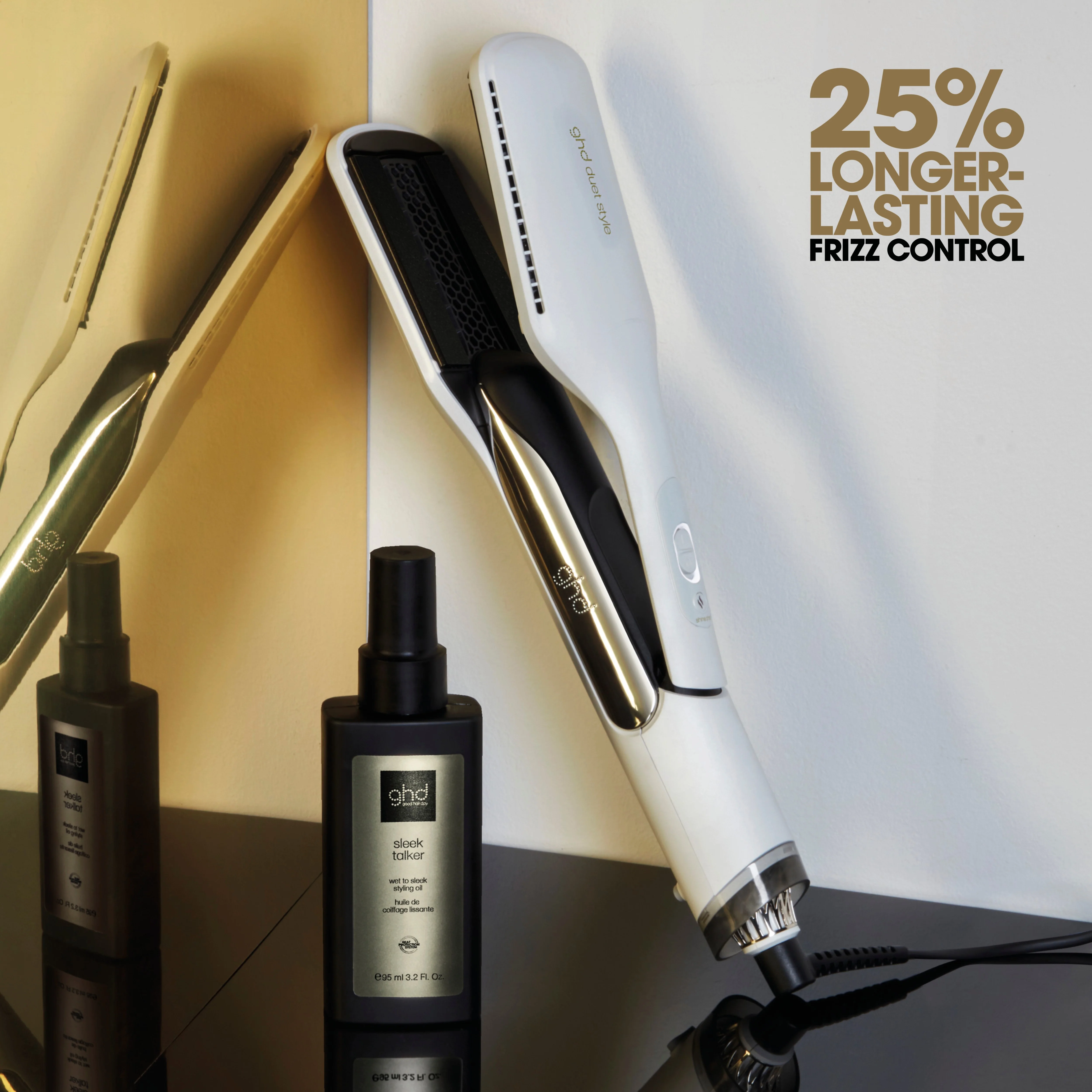 Duet Style 2-in-1 Hot Air Styler in White - Image 9