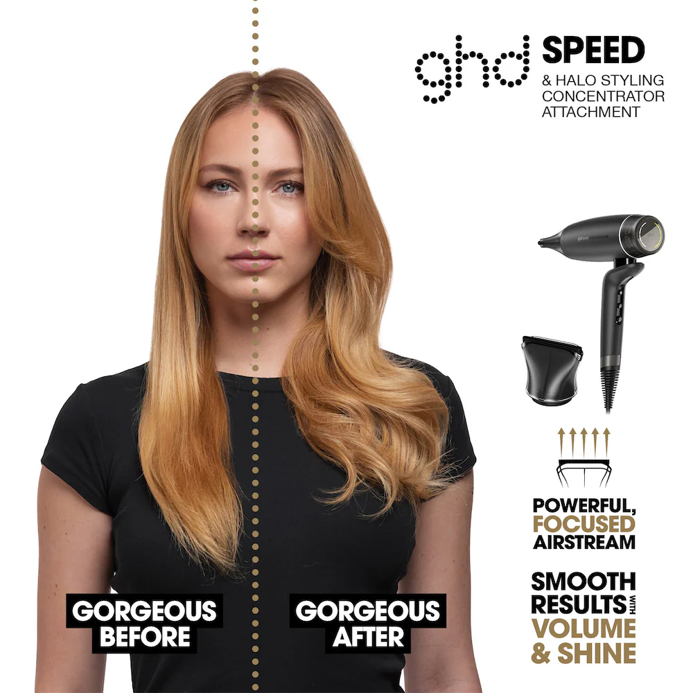 Speed Professional Hair Dryer In Matte Black - Image 3