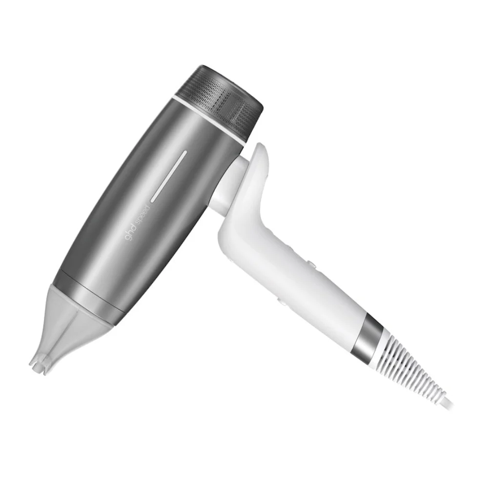 Speed Professional Hair Dryer In Metallic White