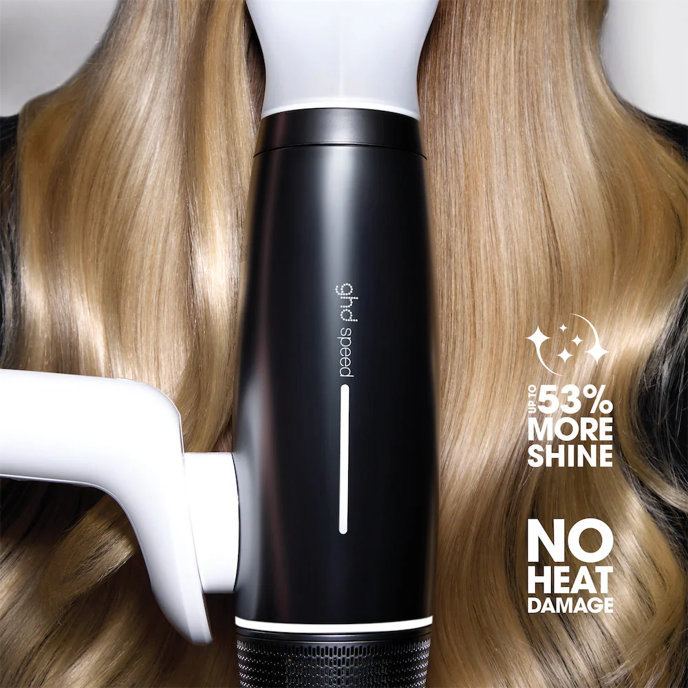 Speed Professional Hair Dryer In Metallic White - Image 4