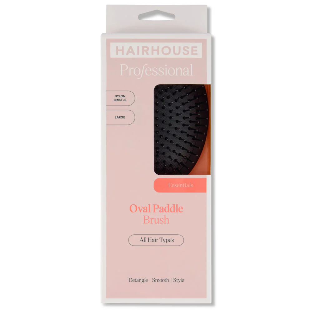 Oval Paddle Brush - Nylon Large - Image 3
