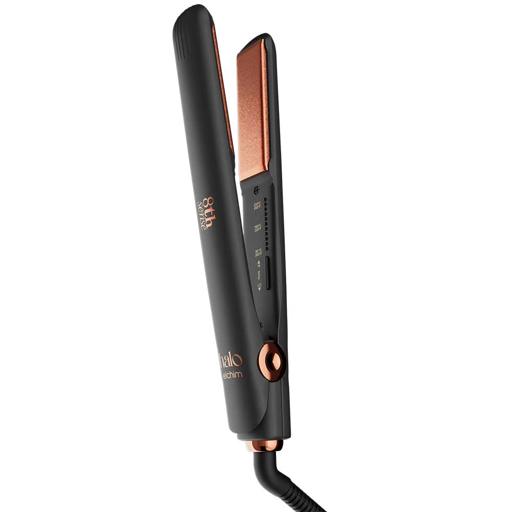 By Elchim 8th Sense Styler Titanium & Ceramic Hair Straightener - Black - Image 2