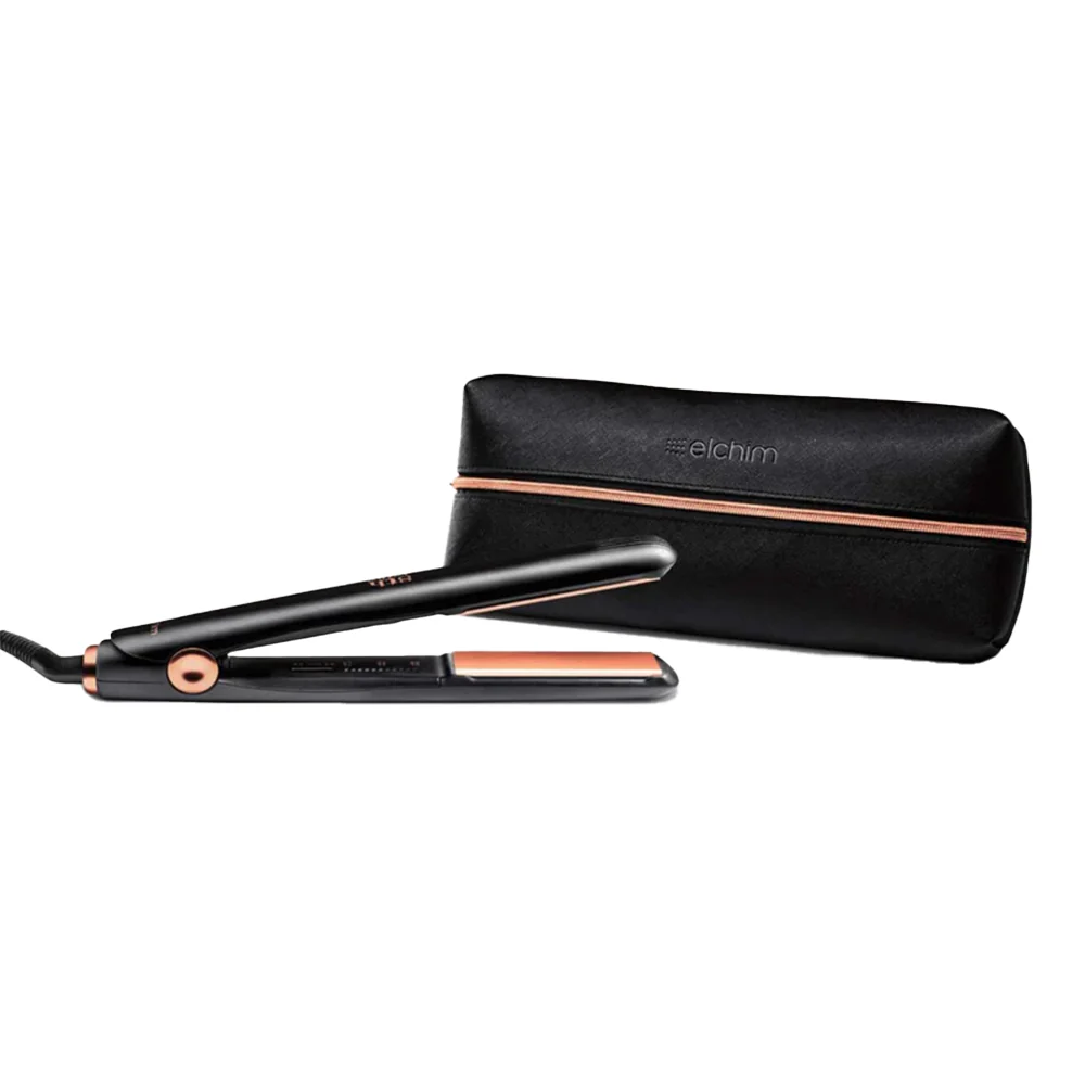 By Elchim 8th Sense Styler Titanium & Ceramic Hair Straightener - Black - Image 3