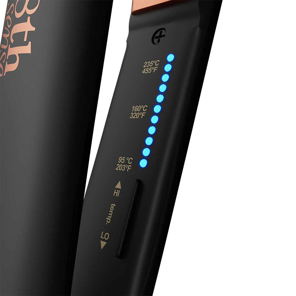 By Elchim 8th Sense Styler Titanium & Ceramic Hair Straightener - Black - Image 7