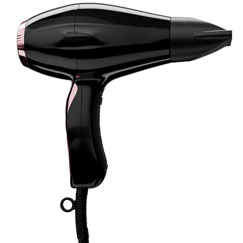 by Elchim Jennifer 3900 Ionic-Ceramic Hair Dryer - Black & Rose Gold - Image 7