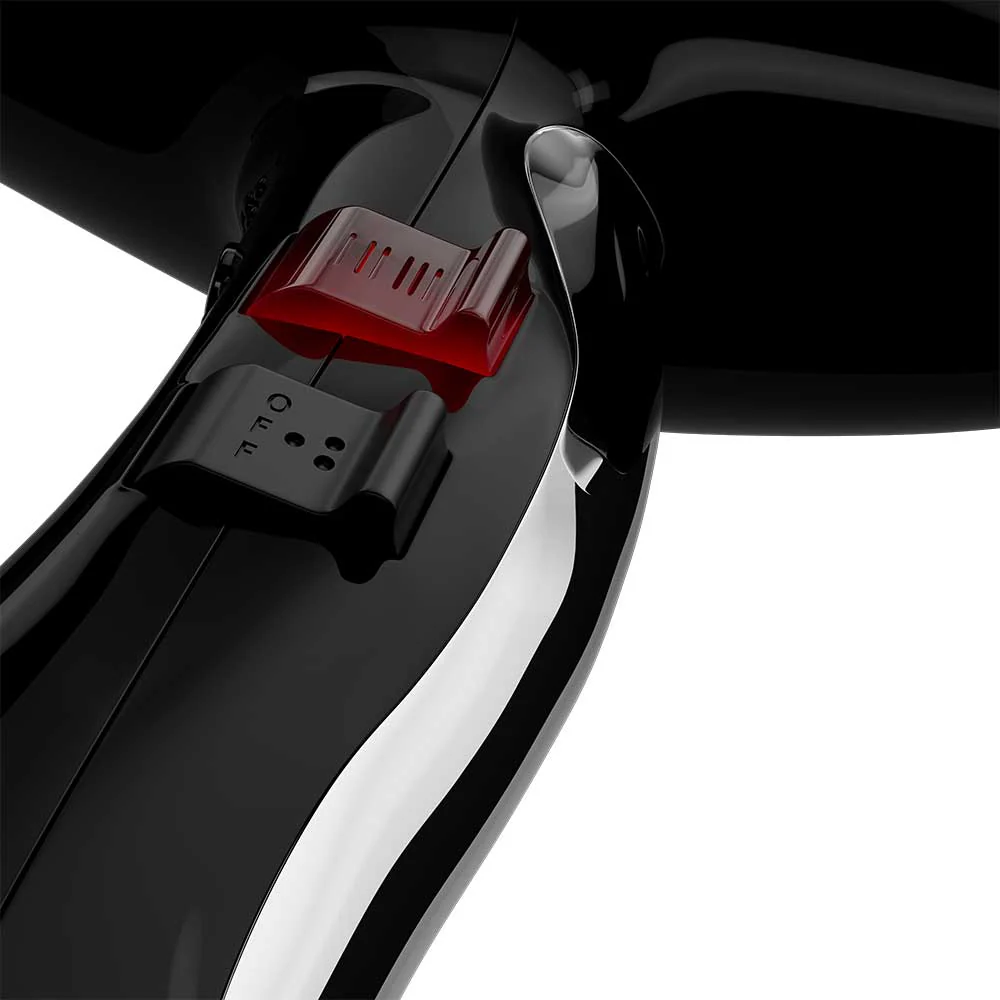 by Elchim Jennifer 3900 Ionic-Ceramic Hair Dryer - Black & Silver - Image 6