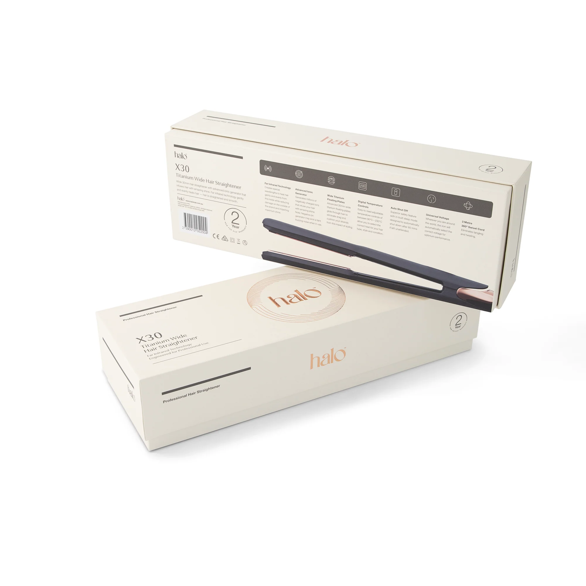 X30 Titanium Wide Hair Straightener - Image 2