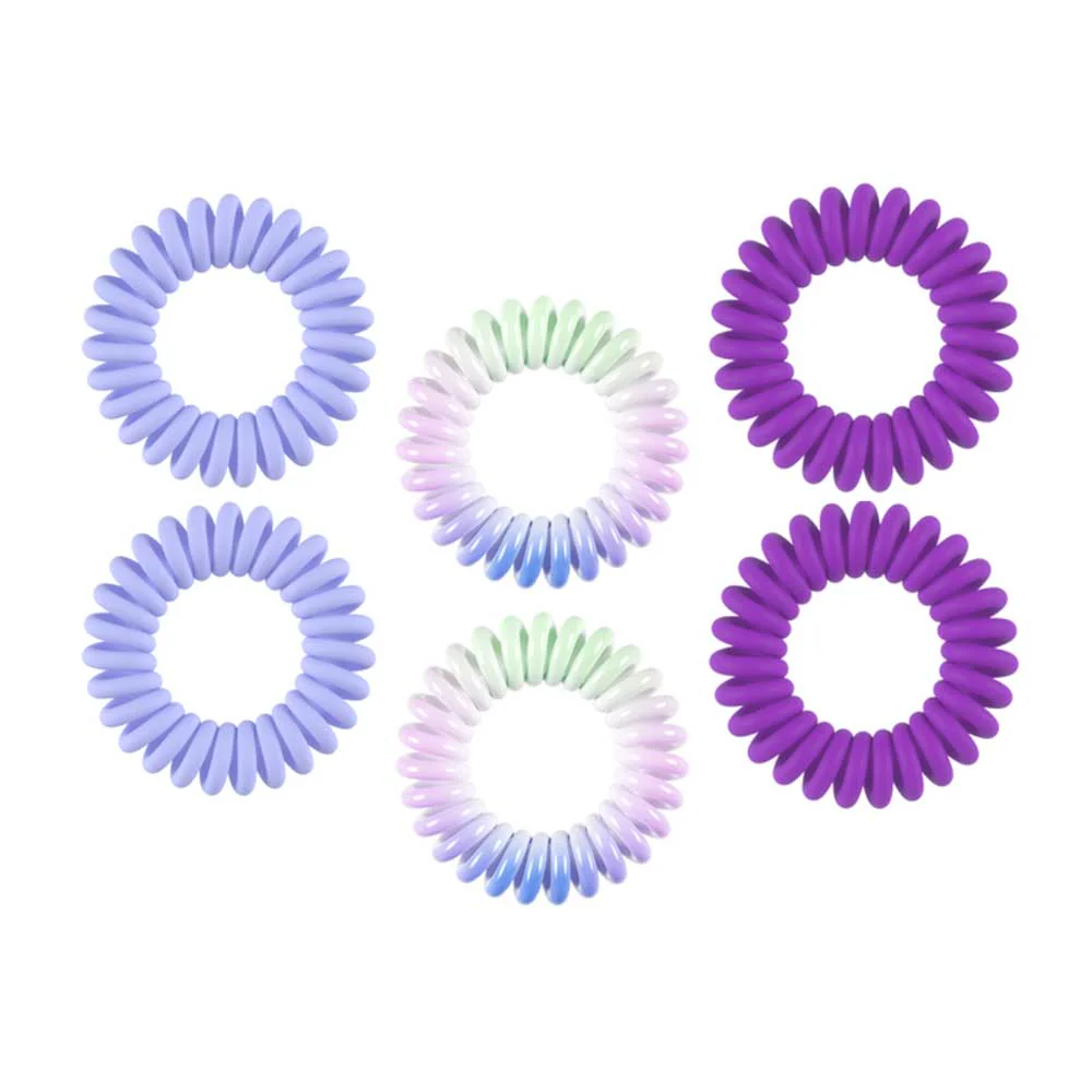 Power Hair Spiral Hair Ties Gym Jelly 6pc - Image 2