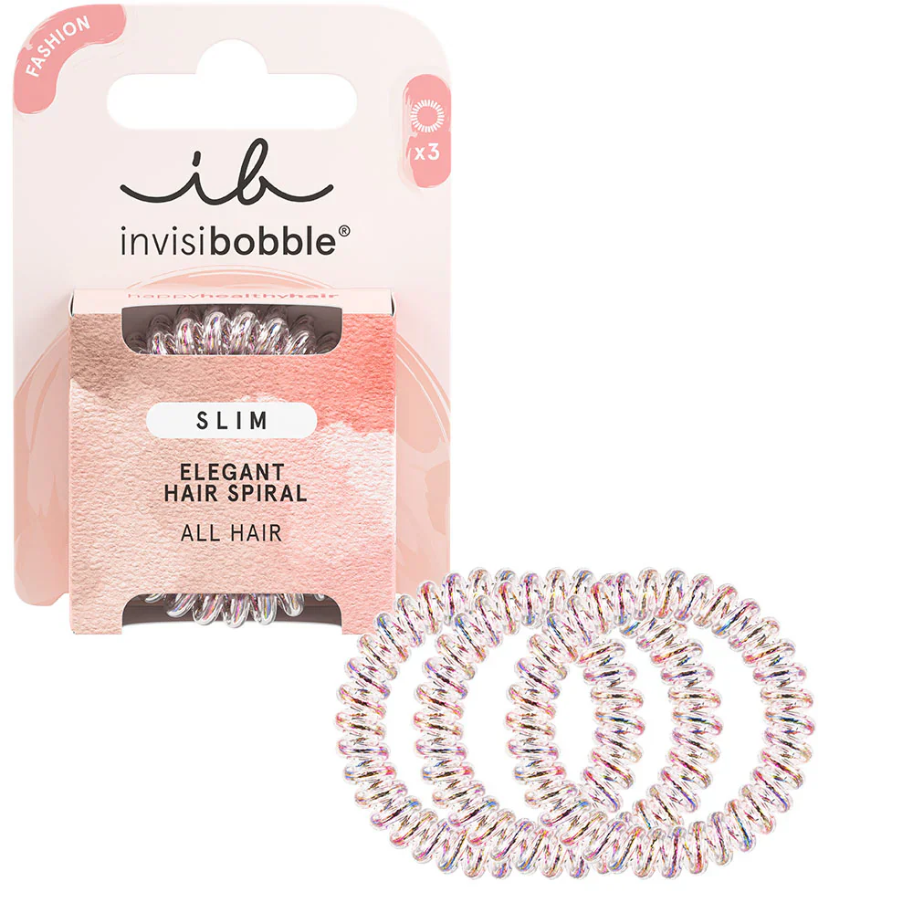 Slim Hair Spiral Hair Ties Vanity Fairy 3pc