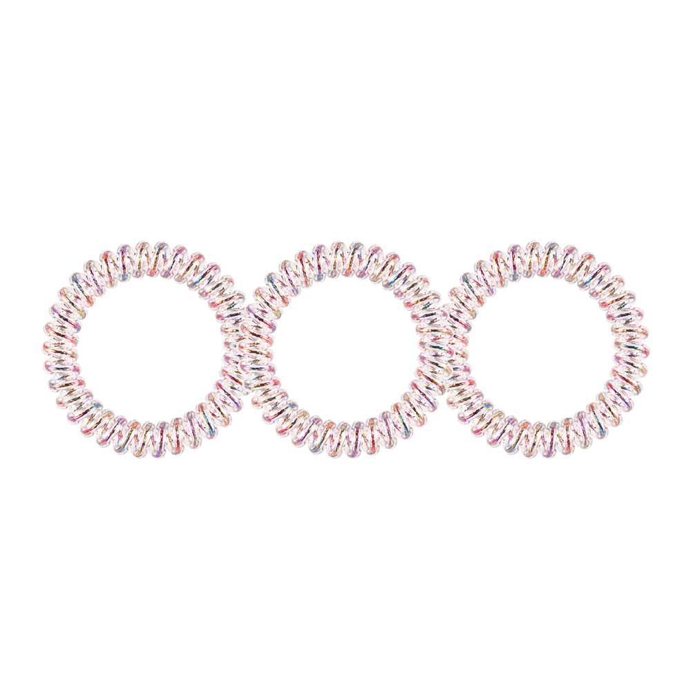 Slim Hair Spiral Hair Ties Vanity Fairy 3pc - Image 2