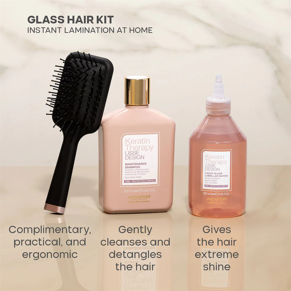 Keratin Therapy Lisse Design Glass Hair Kit - Image 4