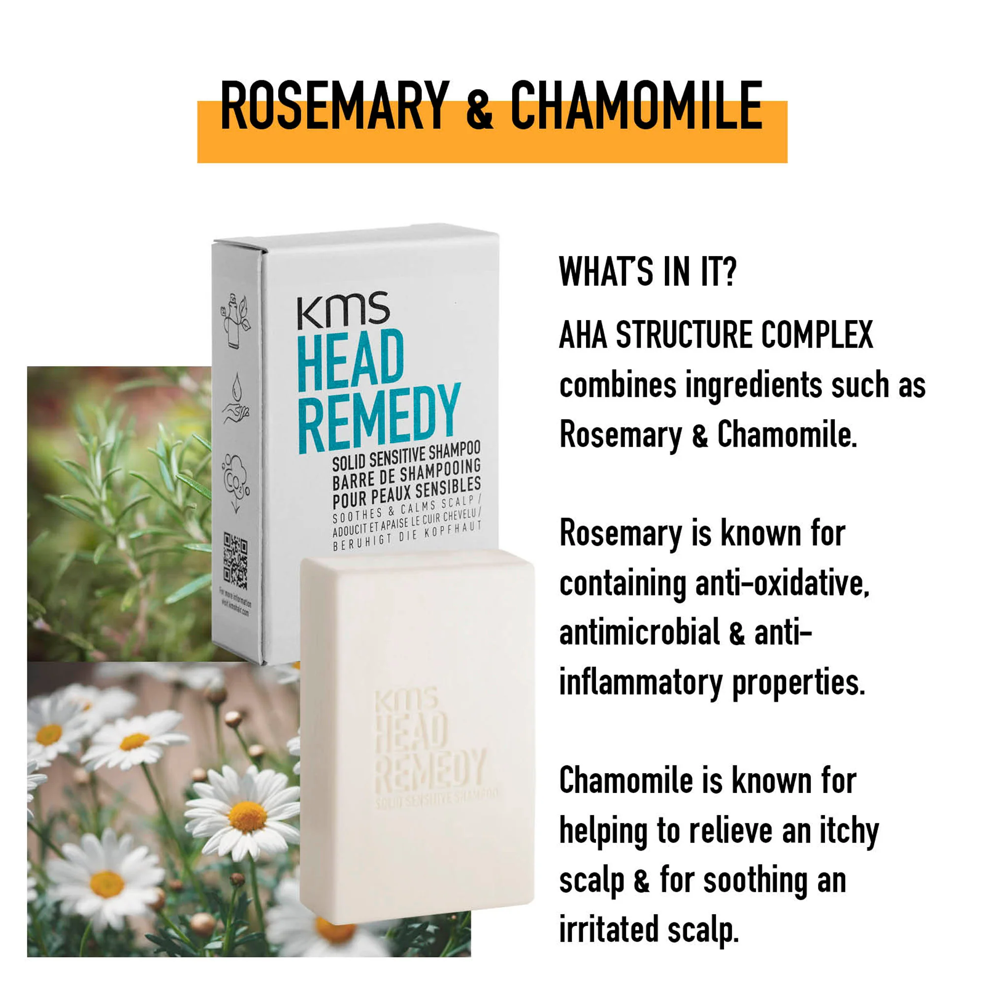 Head Remedy Solid Sensitive Shampoo 75g - Image 4