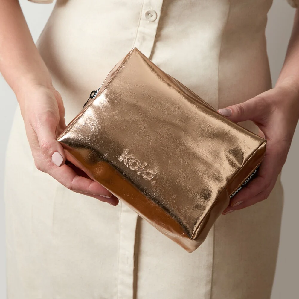 Midi Insulated Makeup Bag Bronze - Image 2