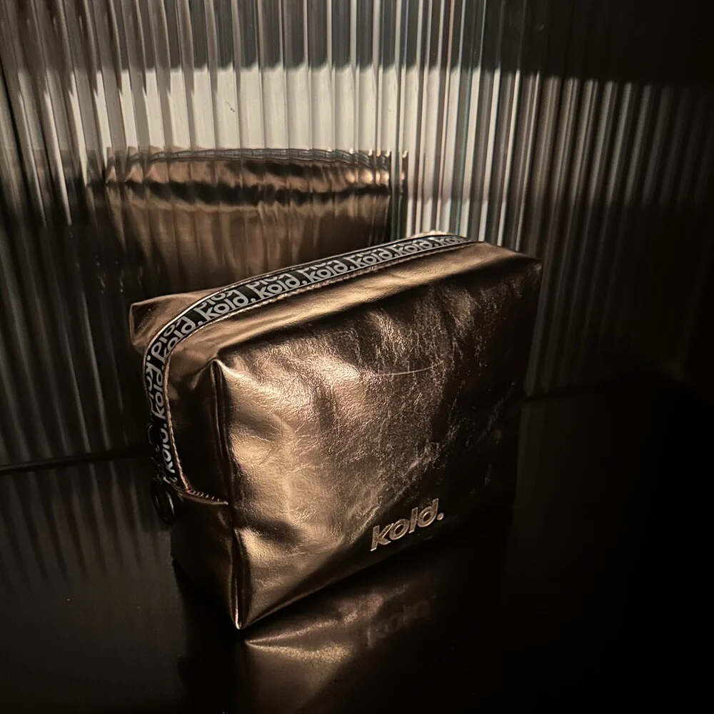 Midi Insulated Makeup Bag Bronze - Image 6