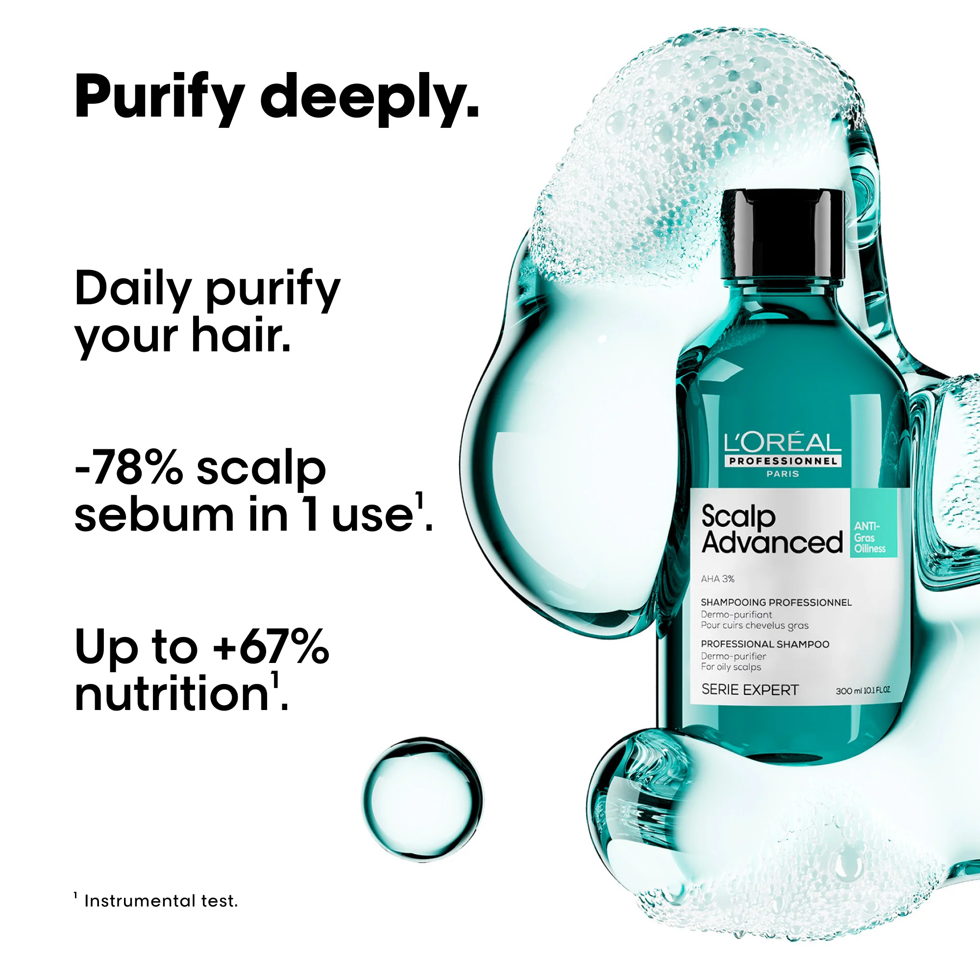 Scalp Advanced Oiliness Shampoo 300ml - Image 3