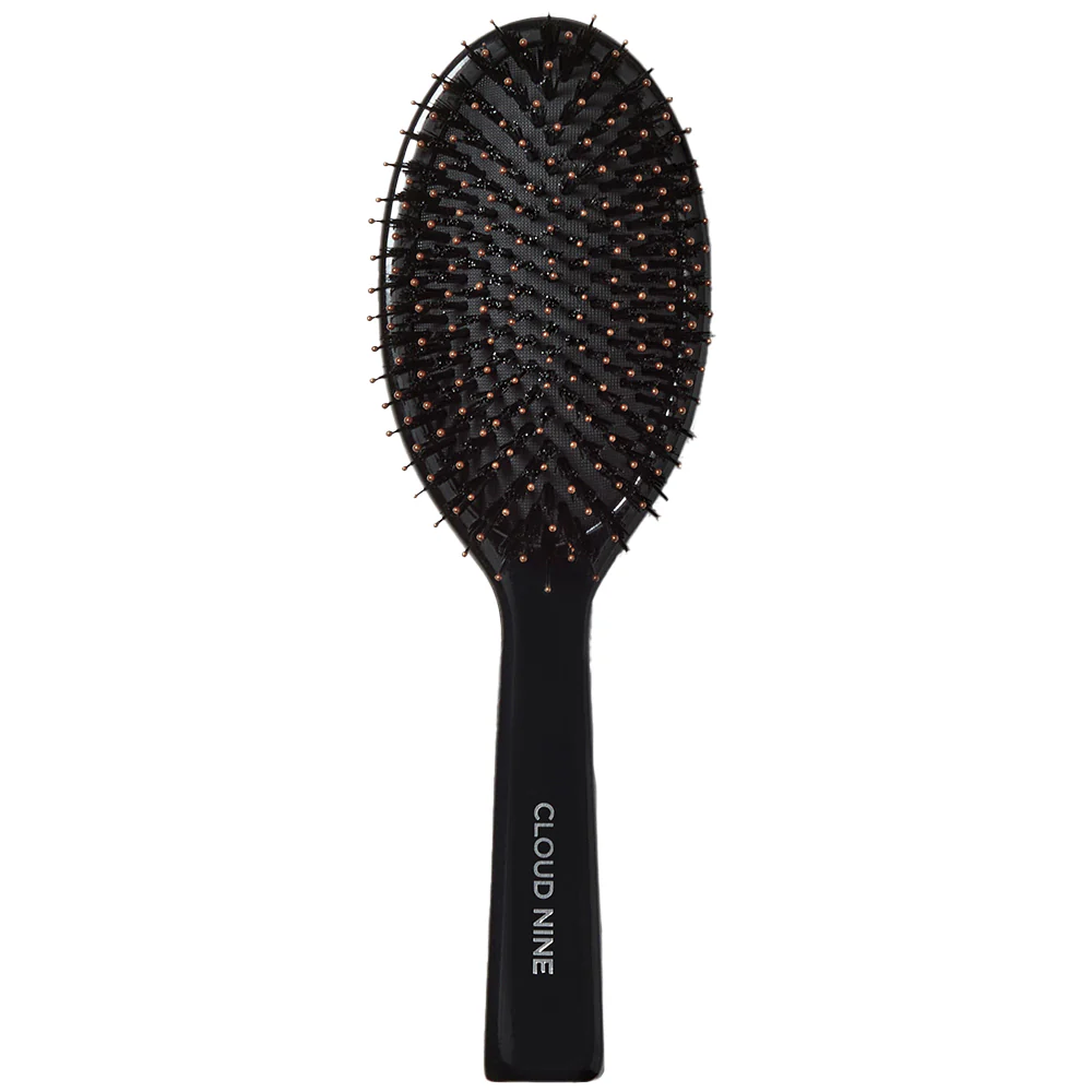 Luxury Bristle Dressing Brush - Black
