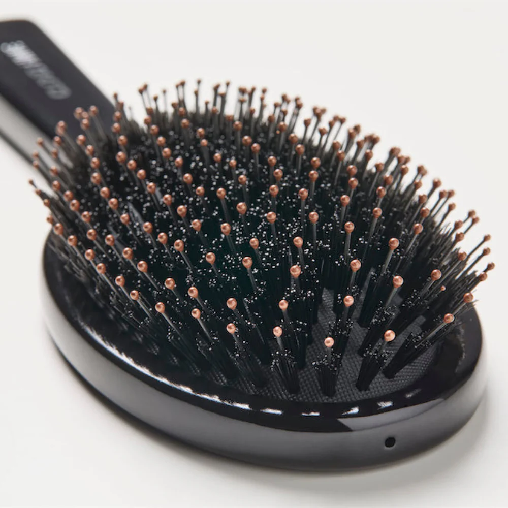 Luxury Bristle Dressing Brush - Black - Image 2