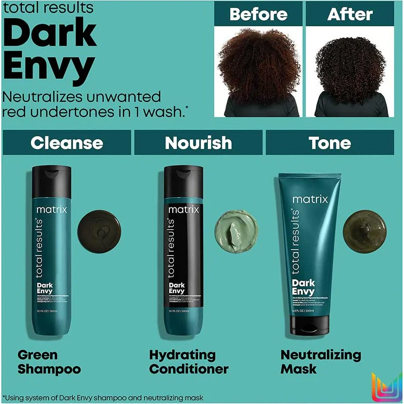 Total Results Dark Envy Shampoo 300ml - Image 7