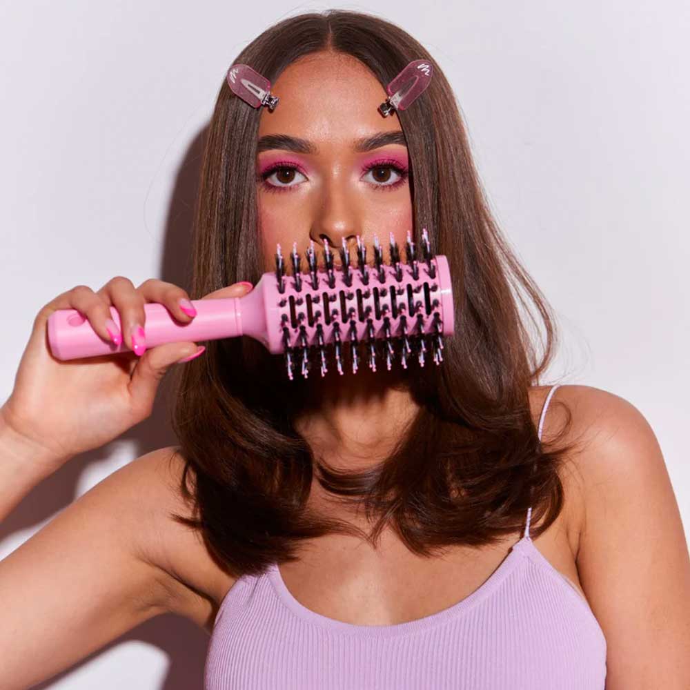 Maxi Round Brush Pink - Image 2