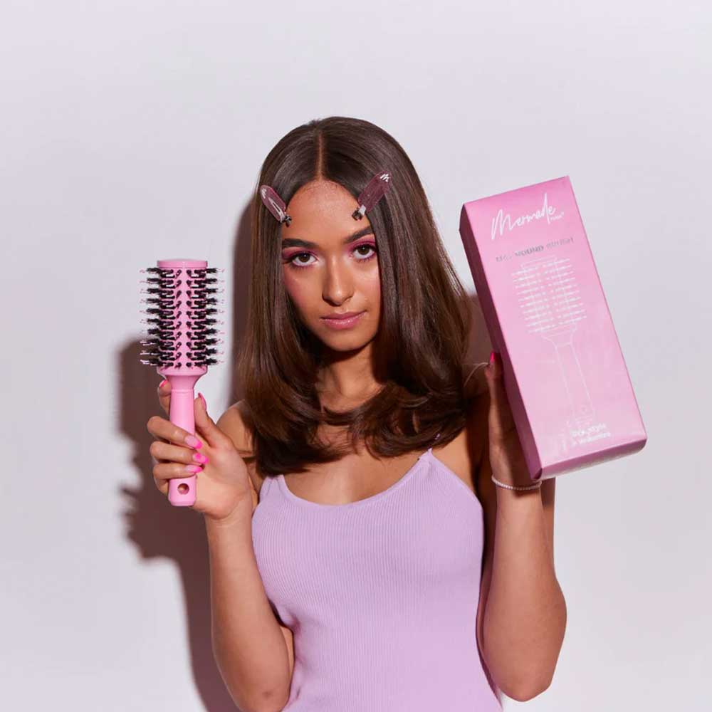 Maxi Round Brush Pink - Image 3