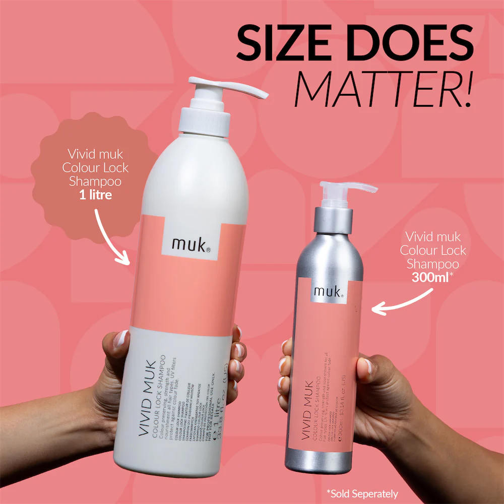 Vivid muk Colour Lock Shampoo 1L - Image 2