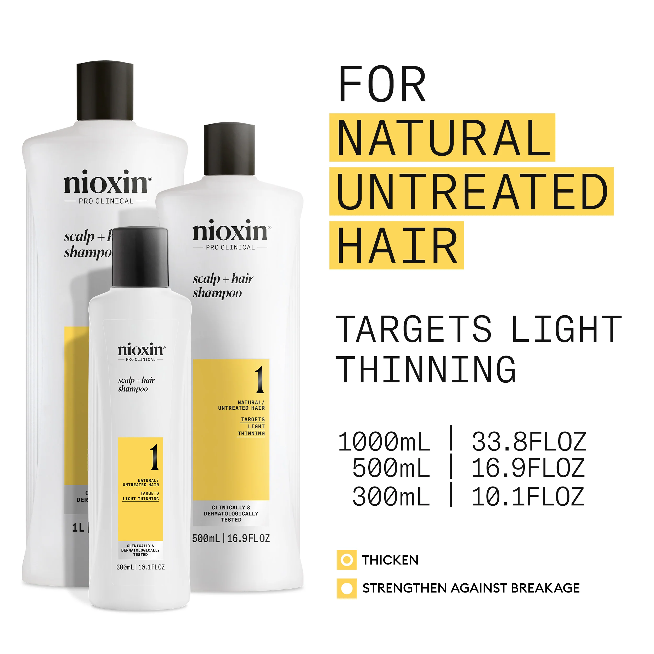 Scalp + Hair Thickening System 1 Shampoo 300ml - Image 2