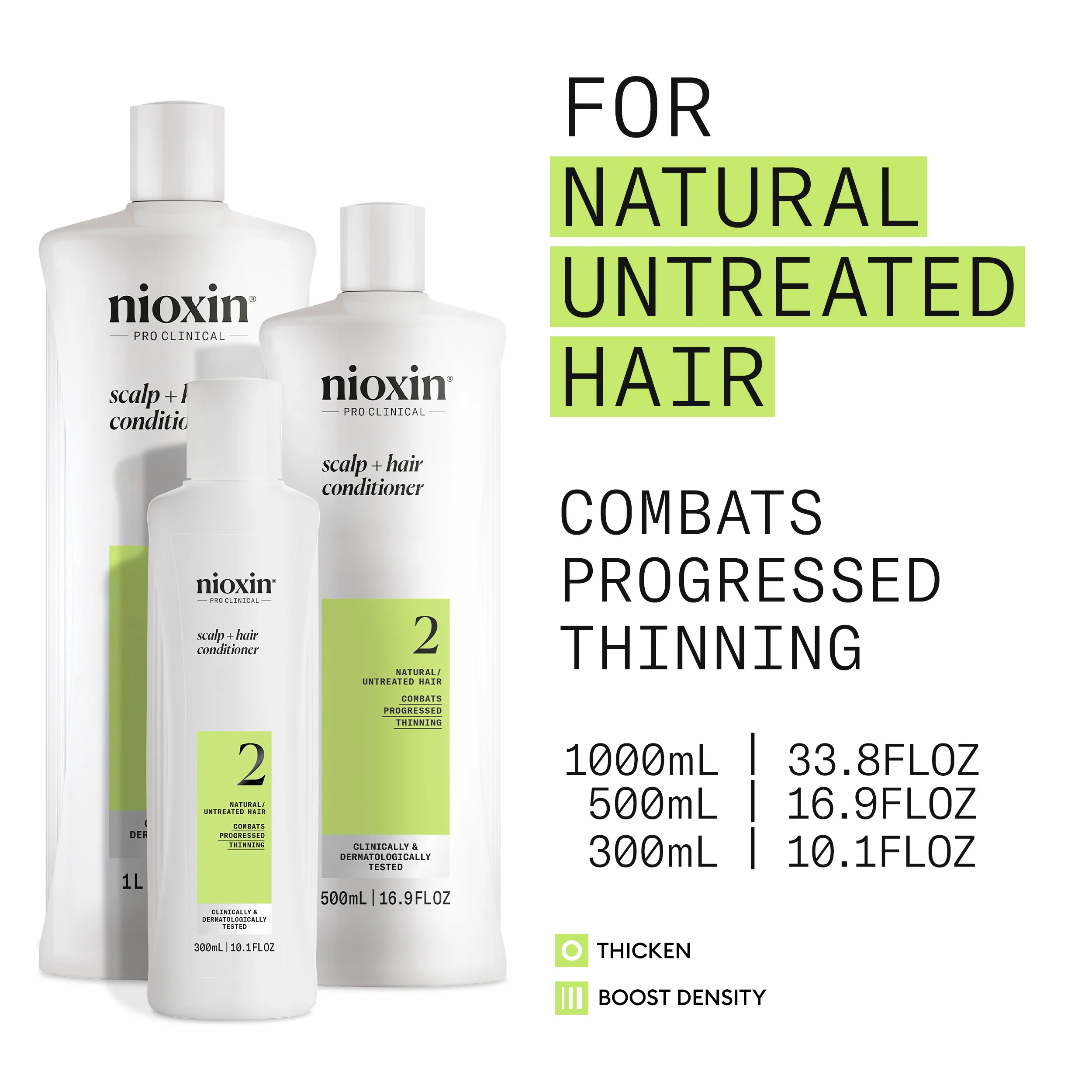 Scalp + Hair Thickening System 2 Conditioner 300ml - Image 2