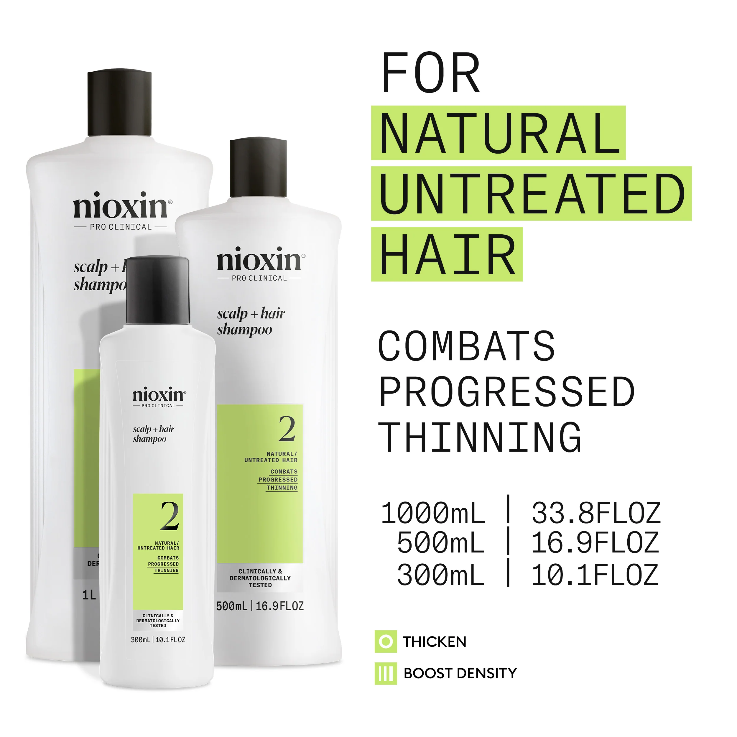 Scalp + Hair Thickening System 2 Shampoo 300ml - Image 2