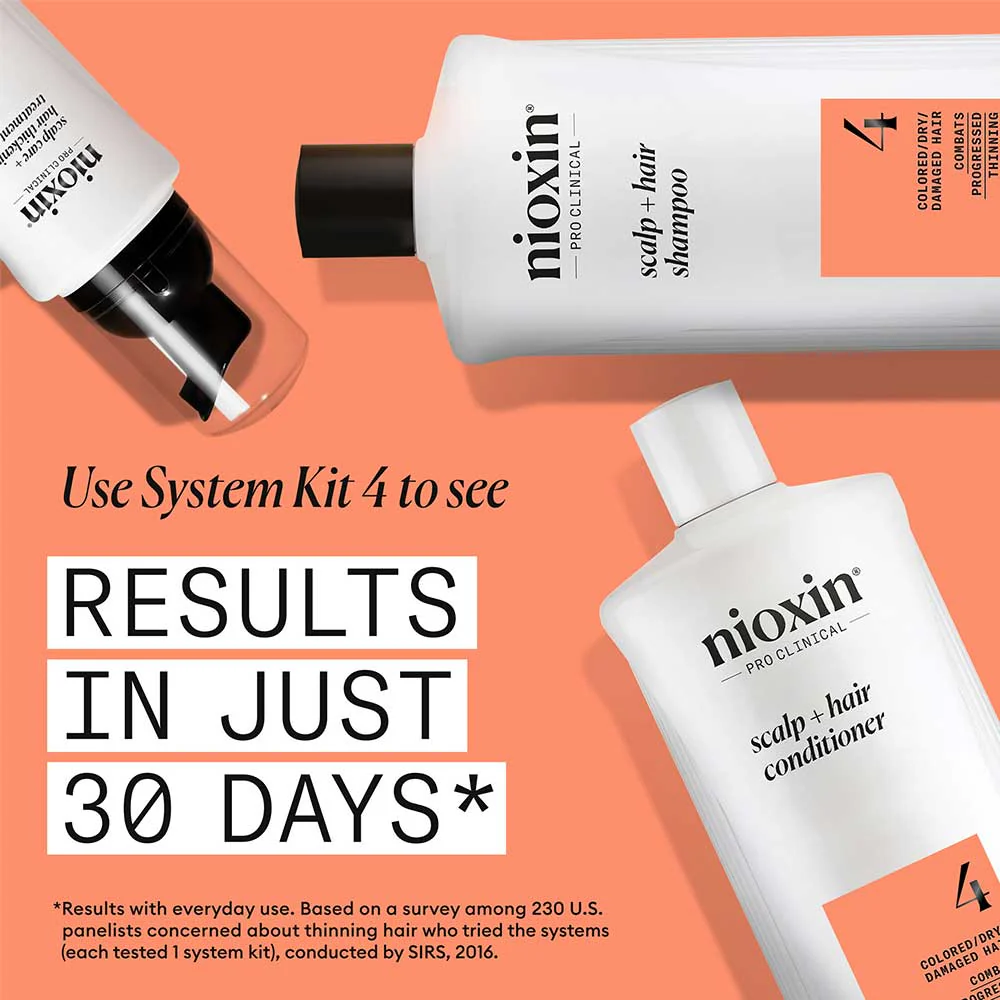 Scalp + Hair Thickening System 4 Shampoo 1L - Image 3